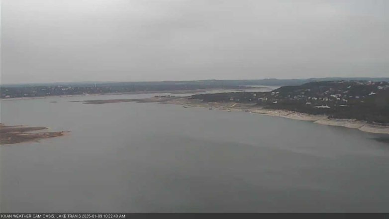 Lake Travis webcam, January 9, 2025 10:25 AM CT