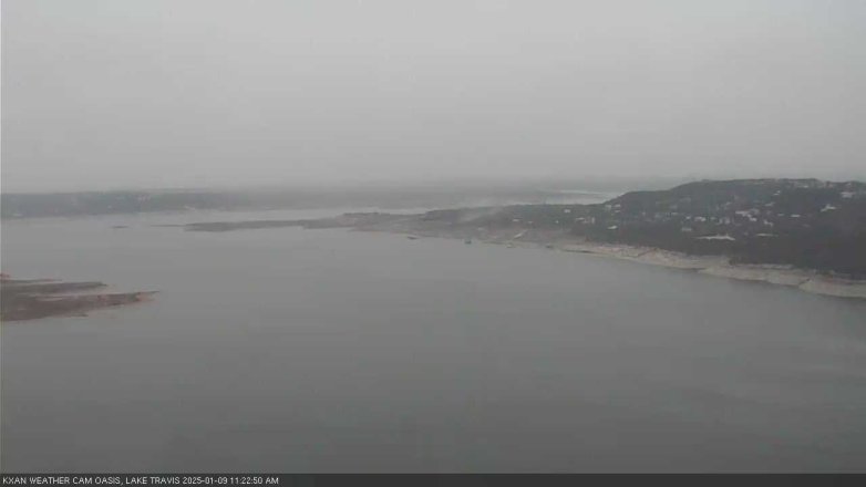 Lake Travis webcam, January 9, 2025 11:25 AM CT