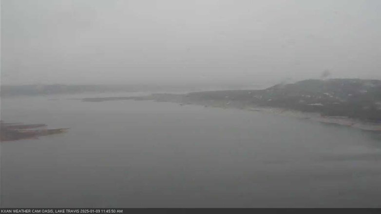 Lake Travis webcam, January 9, 2025 11:45 AM CT
