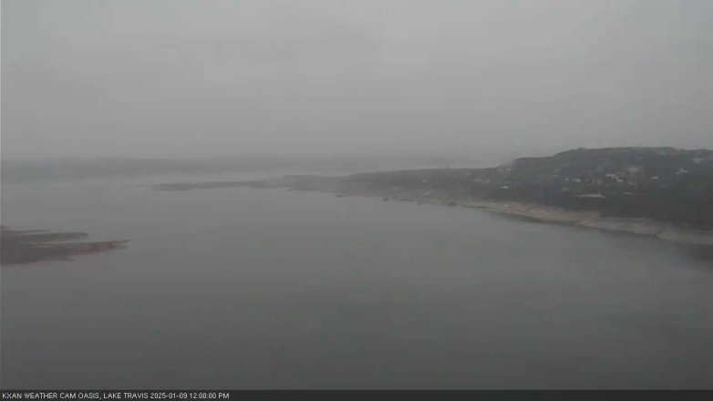 Lake Travis webcam, January 9, 2025 12:00 PM CT