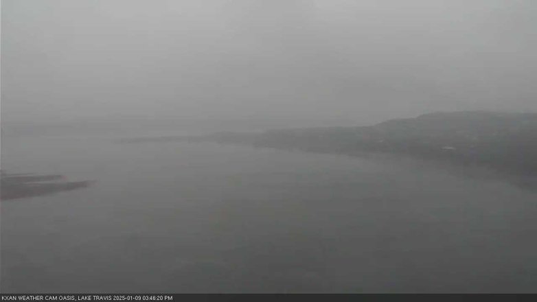 Lake Travis webcam, January 9, 2025 3:45 PM CT