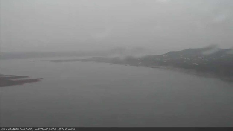 Lake Travis webcam, January 9, 2025 4:45 PM CT