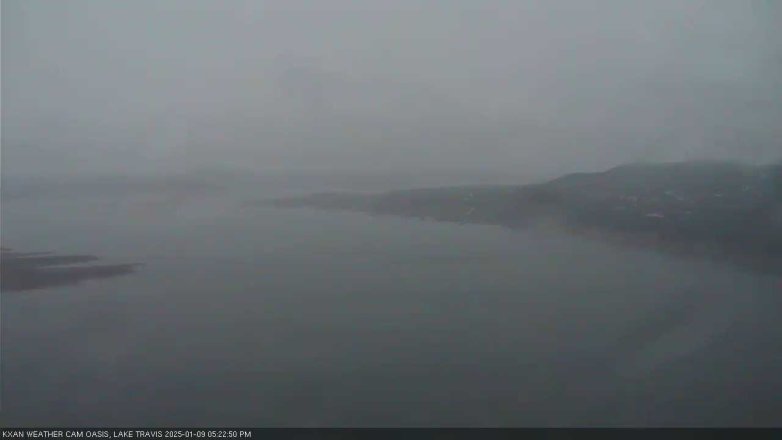 Lake Travis webcam, January 9, 2025 5:25 PM CT