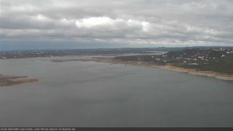 Lake Travis webcam, January 10, 2025 9:45 AM CT