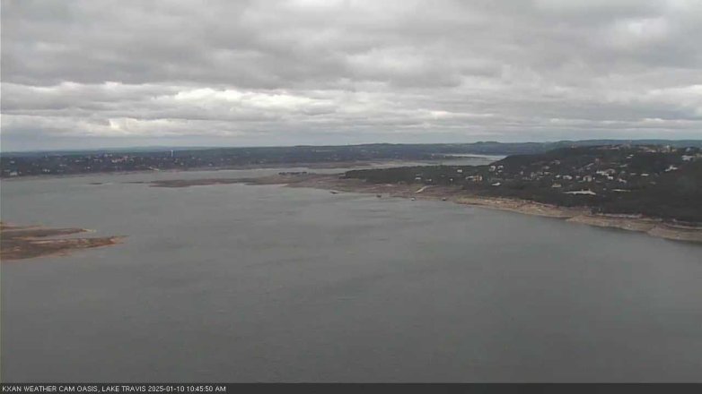 Lake Travis webcam, January 10, 2025 10:45 AM CT