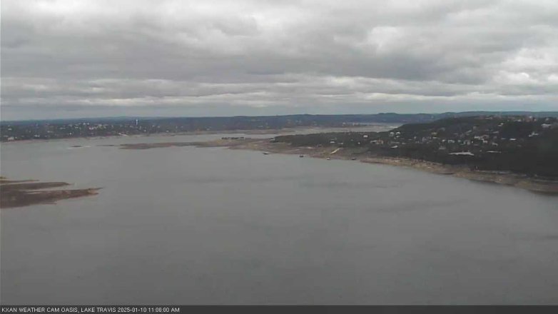 Lake Travis webcam, January 10, 2025 11:00 AM CT