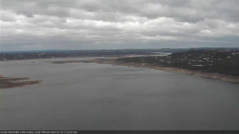 Lake Travis webcam, January 10, 2025 11:25 AM CT