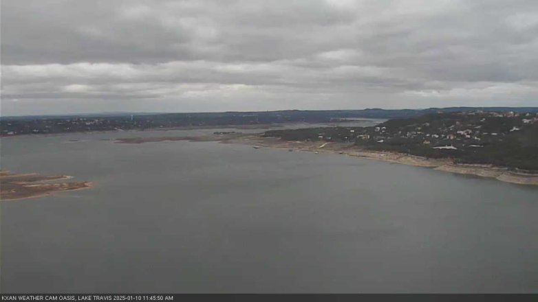 Lake Travis webcam, January 10, 2025 11:45 AM CT