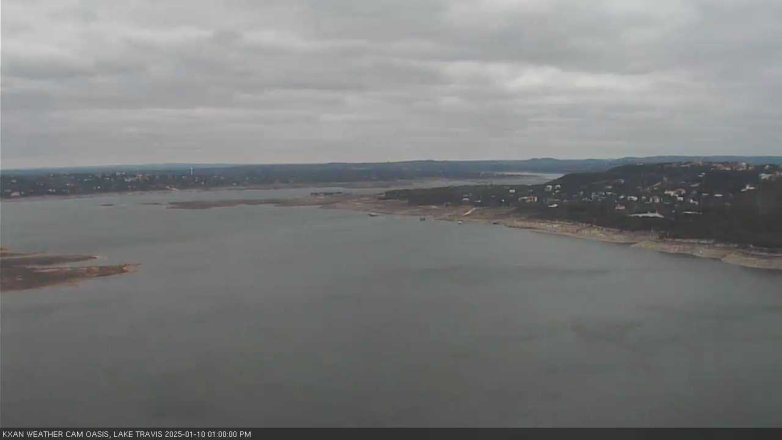 Lake Travis webcam, January 10, 2025 1:00 PM CT