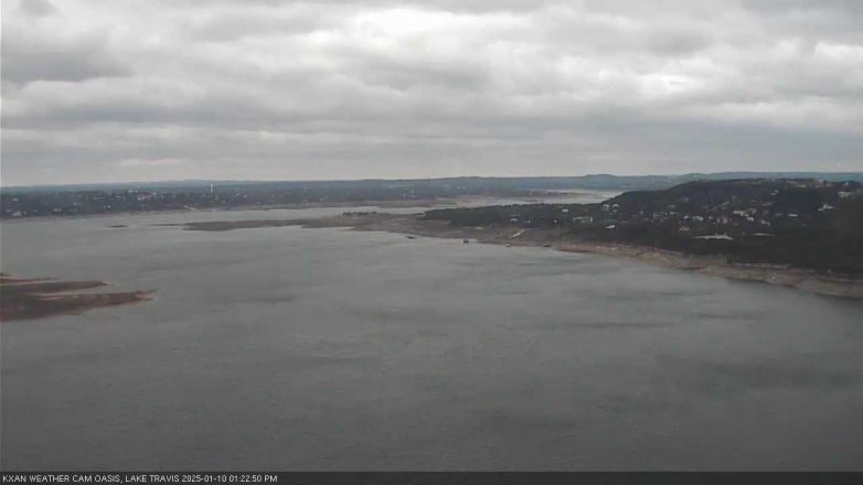 Lake Travis webcam, January 10, 2025 1:25 PM CT