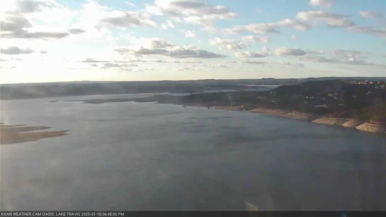 Lake Travis webcam, January 10, 2025 4:45 PM CT