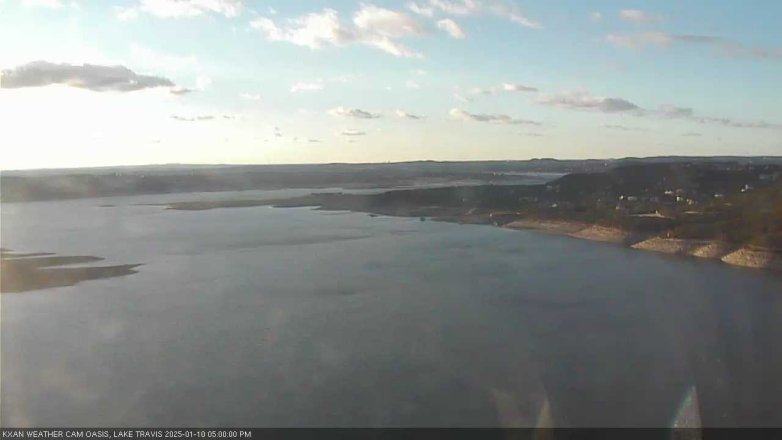 Lake Travis webcam, January 10, 2025 5:00 PM CT