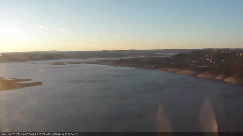 Lake Travis webcam, January 10, 2025 5:25 PM CT