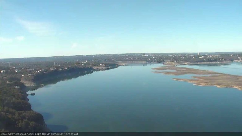 Lake Travis webcam, January 11, 2025 10:25 AM CT