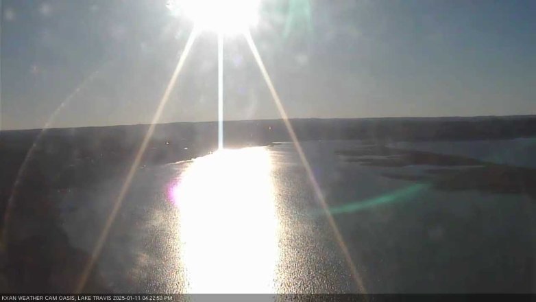 Lake Travis webcam, January 11, 2025 4:25 PM CT