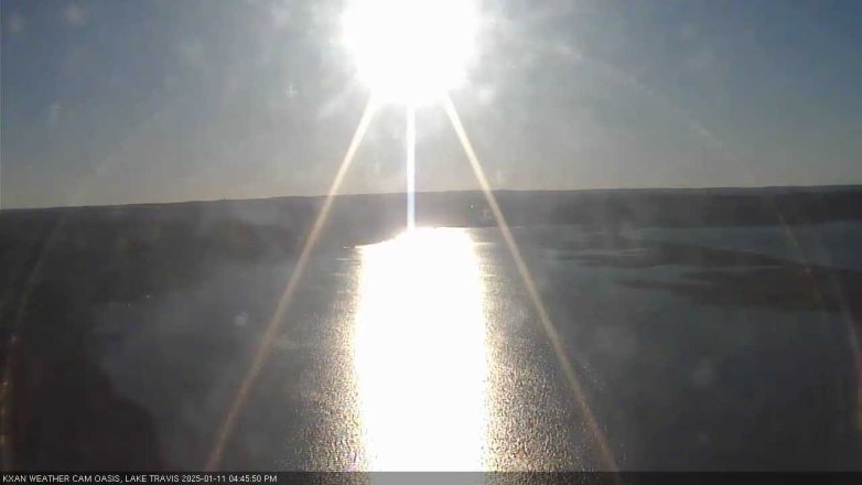 Lake Travis webcam, January 11, 2025 4:45 PM CT