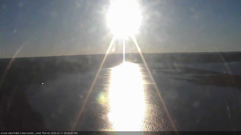Lake Travis webcam, January 11, 2025 5:00 PM CT