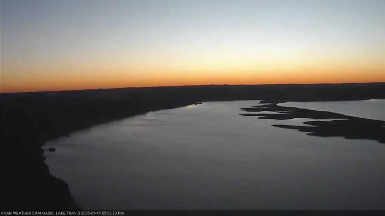 Lake Travis webcam, January 11, 2025 6:00 PM CT