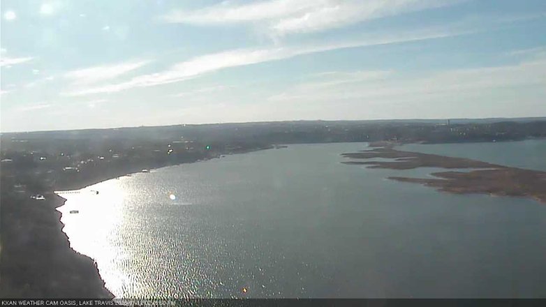 Lake Travis webcam, January 12, 2025 2:45 PM CT