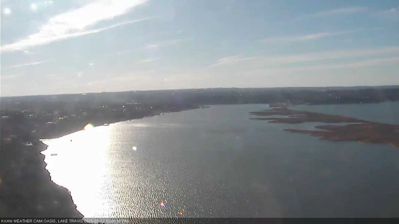 Lake Travis webcam, January 12, 2025 3:00 PM CT