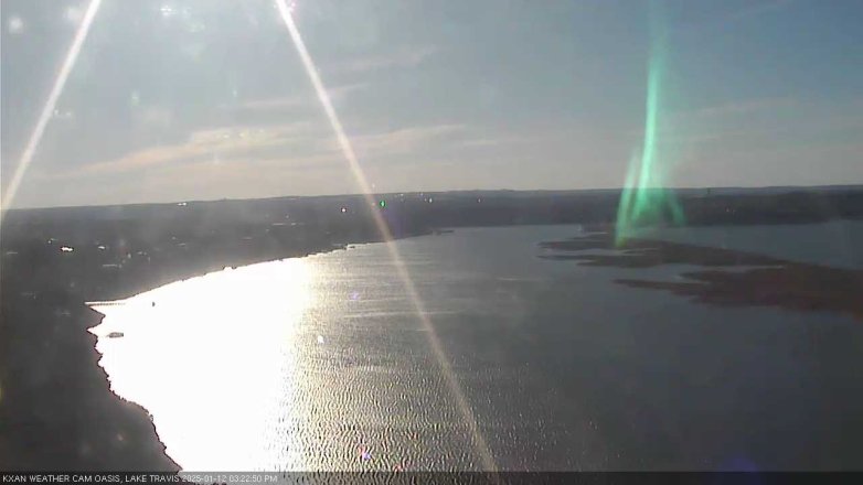 Lake Travis webcam, January 12, 2025 3:25 PM CT