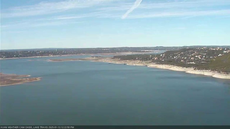 Lake Travis webcam, January 13, 2025 12:25 PM CT
