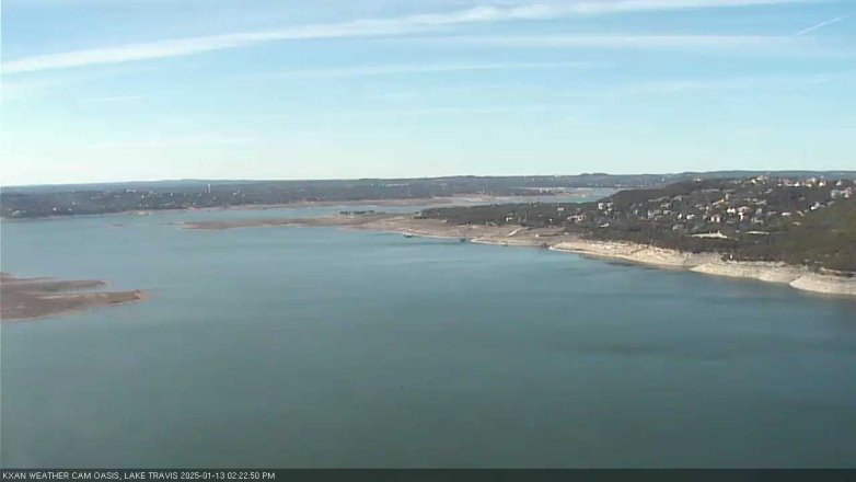 Lake Travis webcam, January 13, 2025 2:25 PM CT