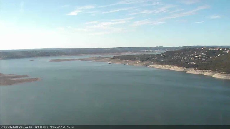 Lake Travis webcam, January 13, 2025 3:25 PM CT