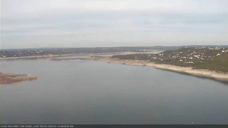 Lake Travis webcam, January 14, 2025 9:45 AM CT