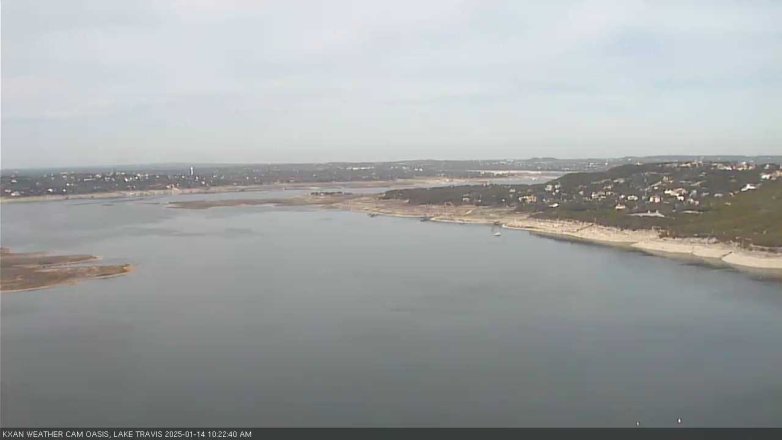Lake Travis webcam, January 14, 2025 10:25 AM CT