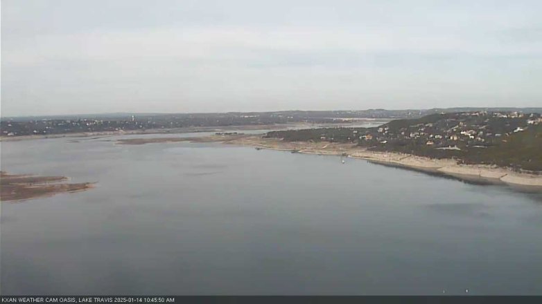Lake Travis webcam, January 14, 2025 10:45 AM CT