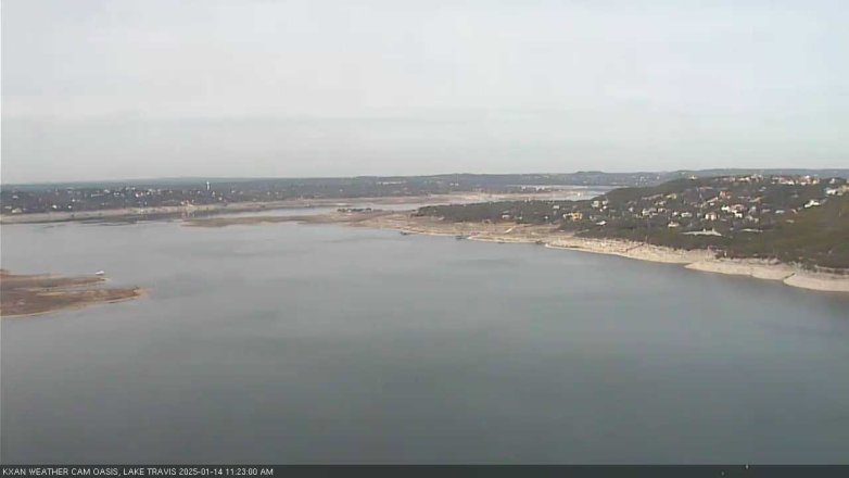 Lake Travis webcam, January 14, 2025 11:25 AM CT