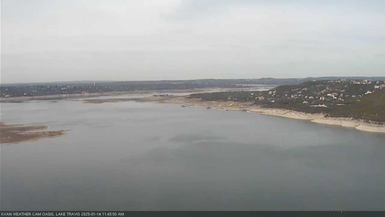 Lake Travis webcam, January 14, 2025 11:45 AM CT