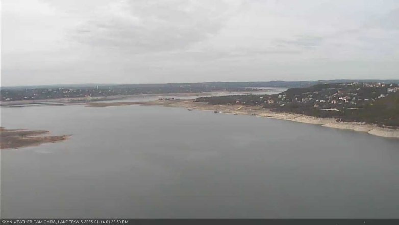 Lake Travis webcam, January 14, 2025 1:25 PM CT