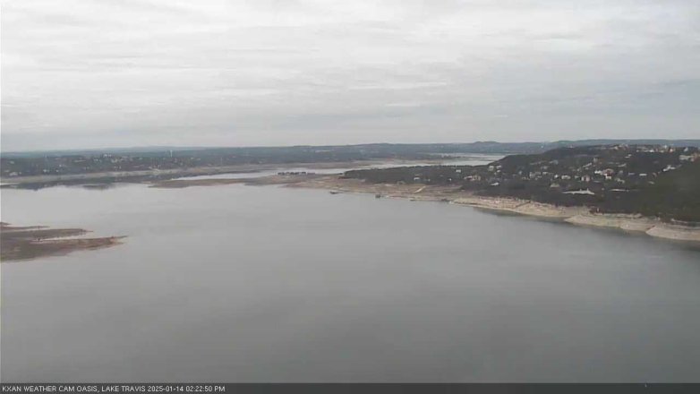 Lake Travis webcam, January 14, 2025 2:25 PM CT