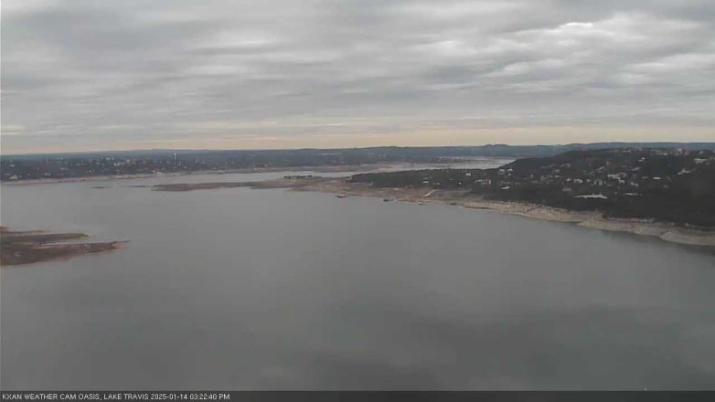 Lake Travis webcam, January 14, 2025 3:25 PM CT