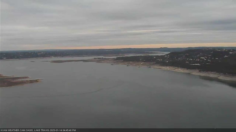 Lake Travis webcam, January 14, 2025 4:45 PM CT