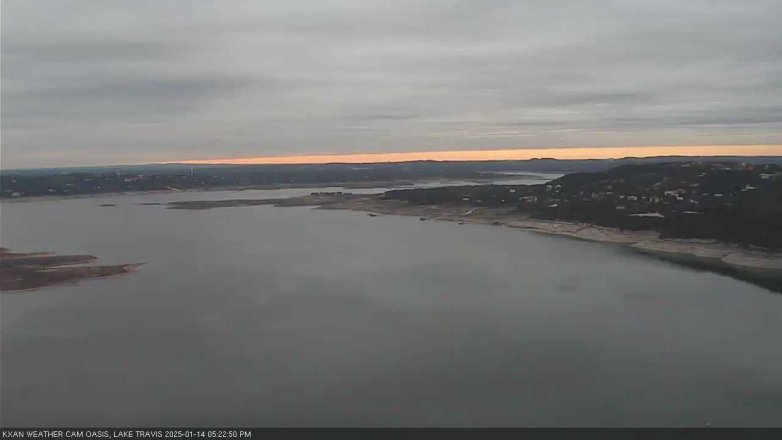 Lake Travis webcam, January 14, 2025 5:25 PM CT