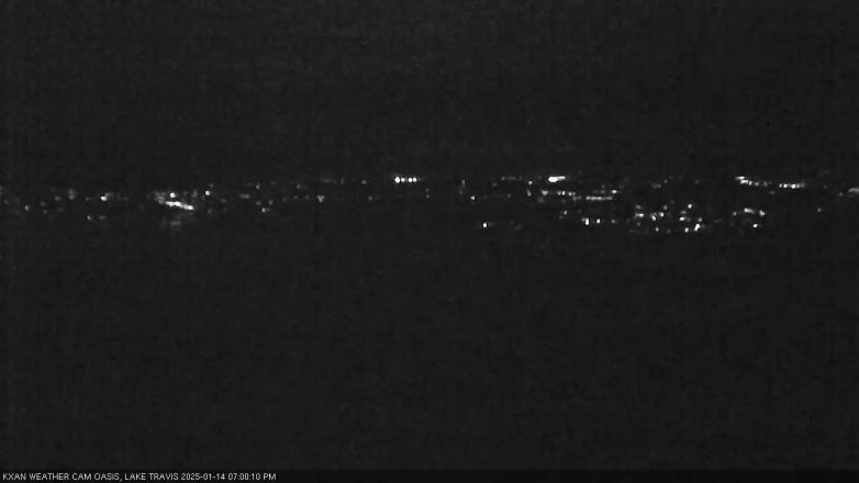 Lake Travis webcam, January 14, 2025 7:00 PM CT