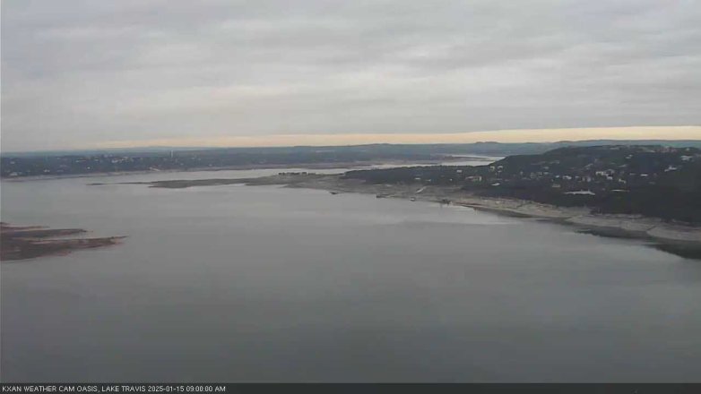 Lake Travis webcam, January 15, 2025 9:00 AM CT