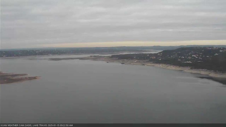 Lake Travis webcam, January 15, 2025 9:25 AM CT