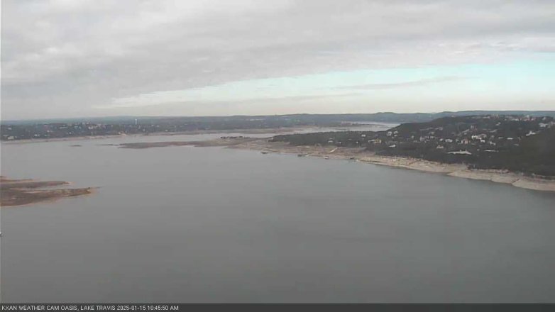 Lake Travis webcam, January 15, 2025 10:45 AM CT