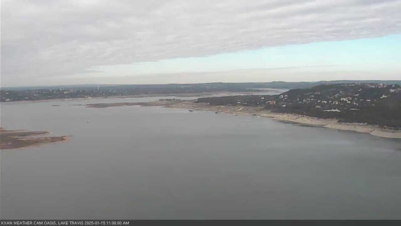 Lake Travis webcam, January 15, 2025 11:00 AM CT