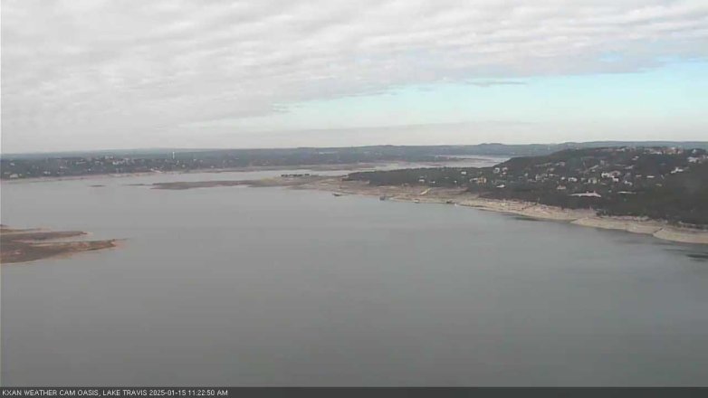 Lake Travis webcam, January 15, 2025 11:25 AM CT