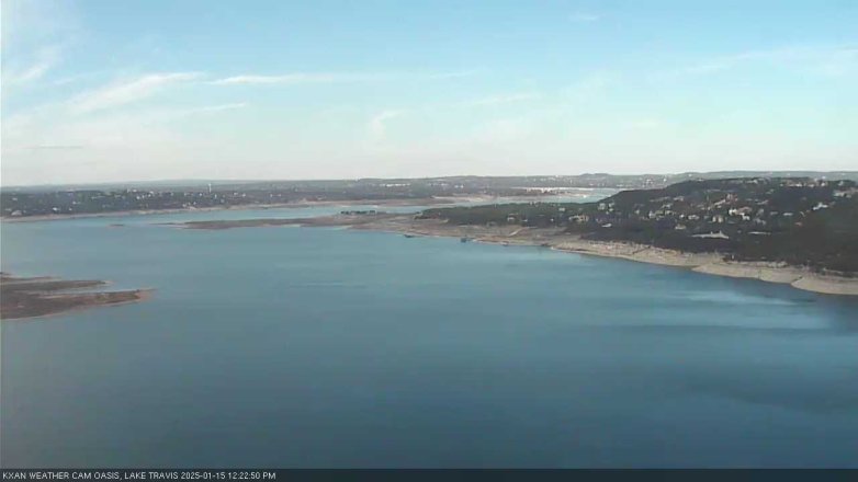 Lake Travis webcam, January 15, 2025 12:25 PM CT