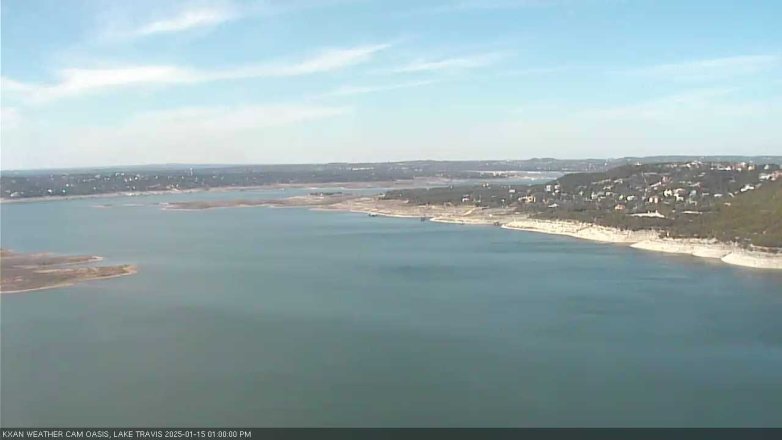Lake Travis webcam, January 15, 2025 1:00 PM CT