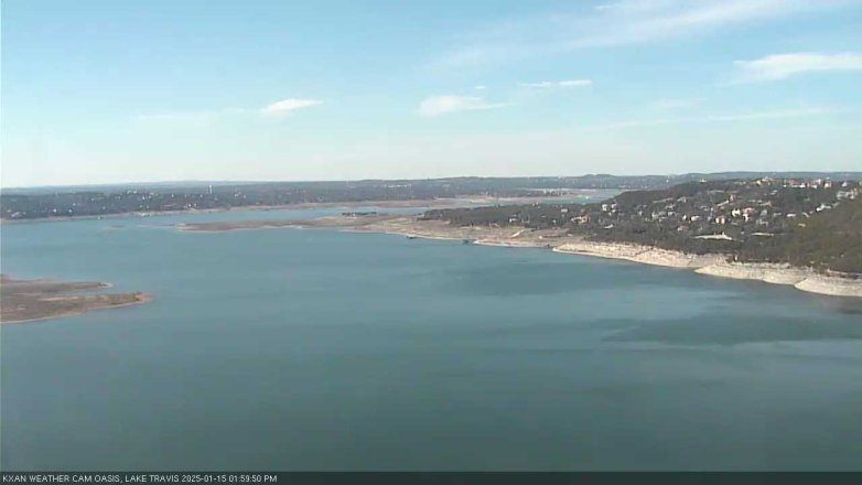 Lake Travis webcam, January 15, 2025 2:00 PM CT