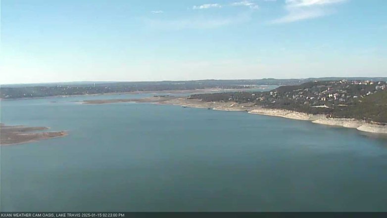 Lake Travis webcam, January 15, 2025 2:25 PM CT