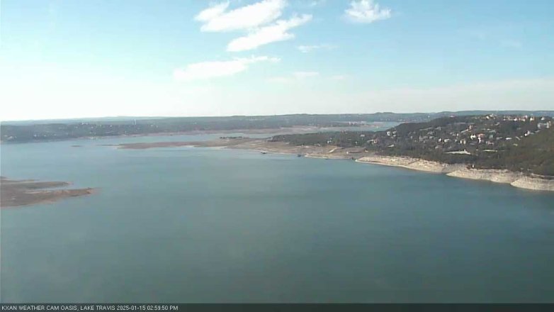 Lake Travis webcam, January 15, 2025 3:00 PM CT