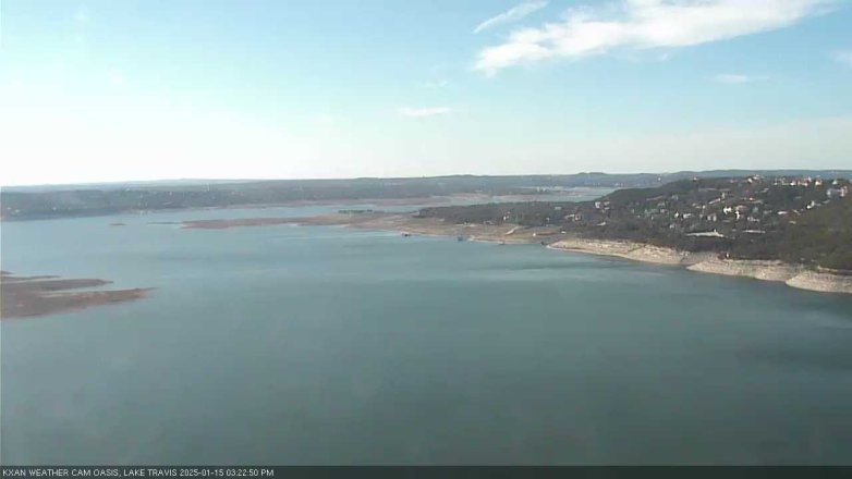 Lake Travis webcam, January 15, 2025 3:25 PM CT